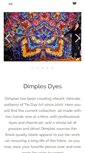 Mobile Screenshot of dimplesdyes.com